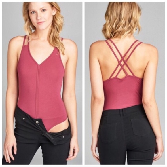 Tops - Strappy Back Bodysuit